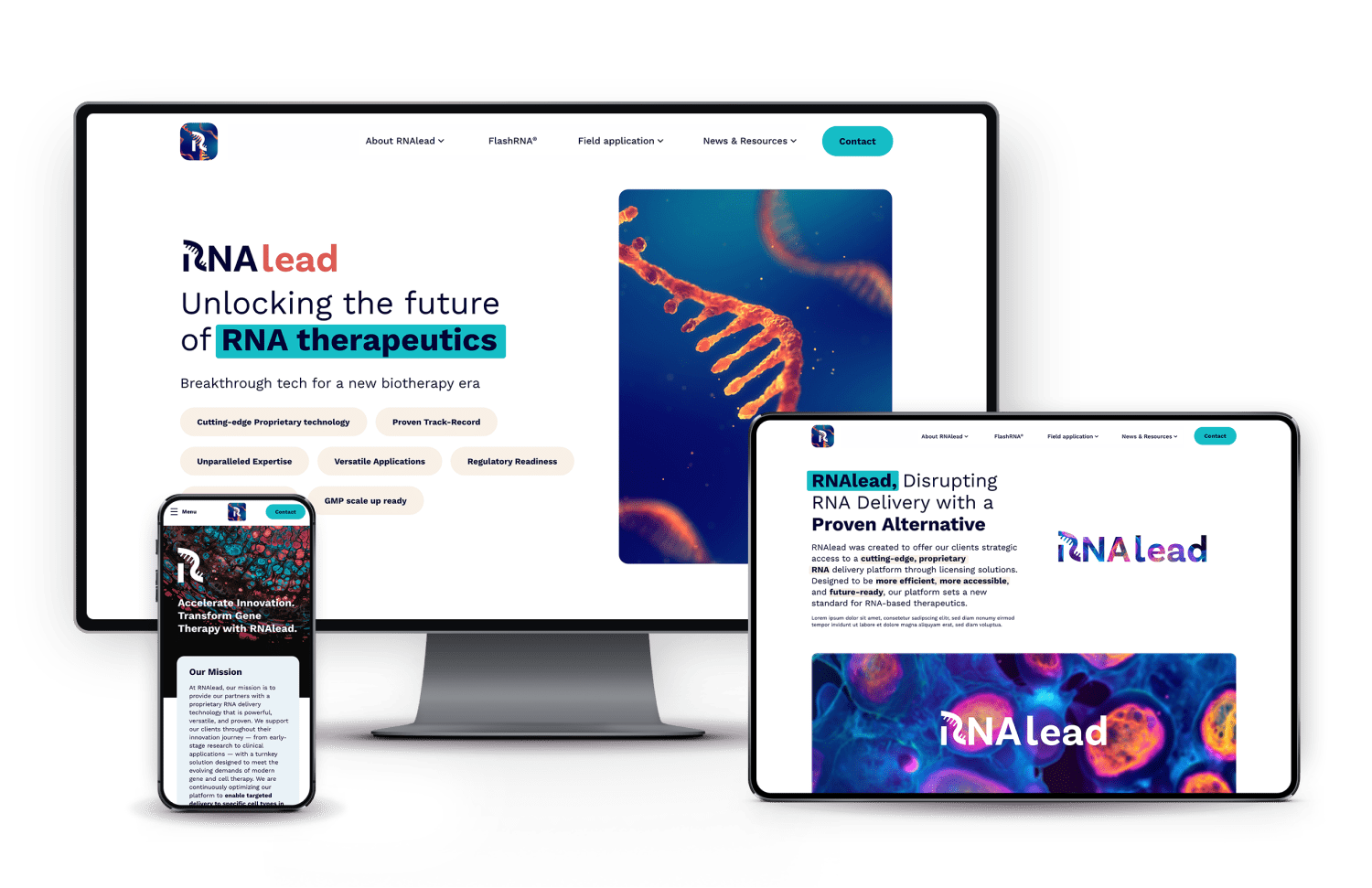 RNAlead responsive site